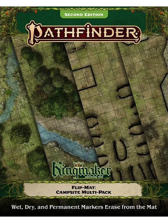 (image for) Pathfinder Kingmaker Flip Mat: Campsite Multi-Pack